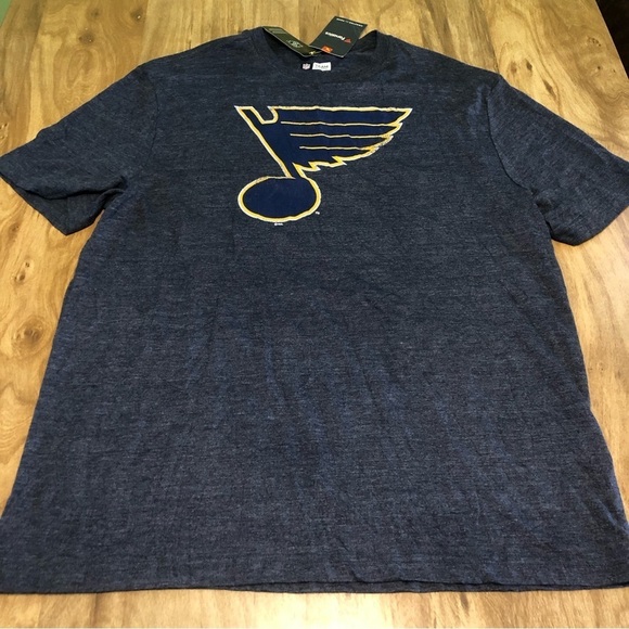 Fanatics Other - NWT Fanatics NHL Team Apparel St Louis Blues Distressed Tee Mens Blue Tshirt XL